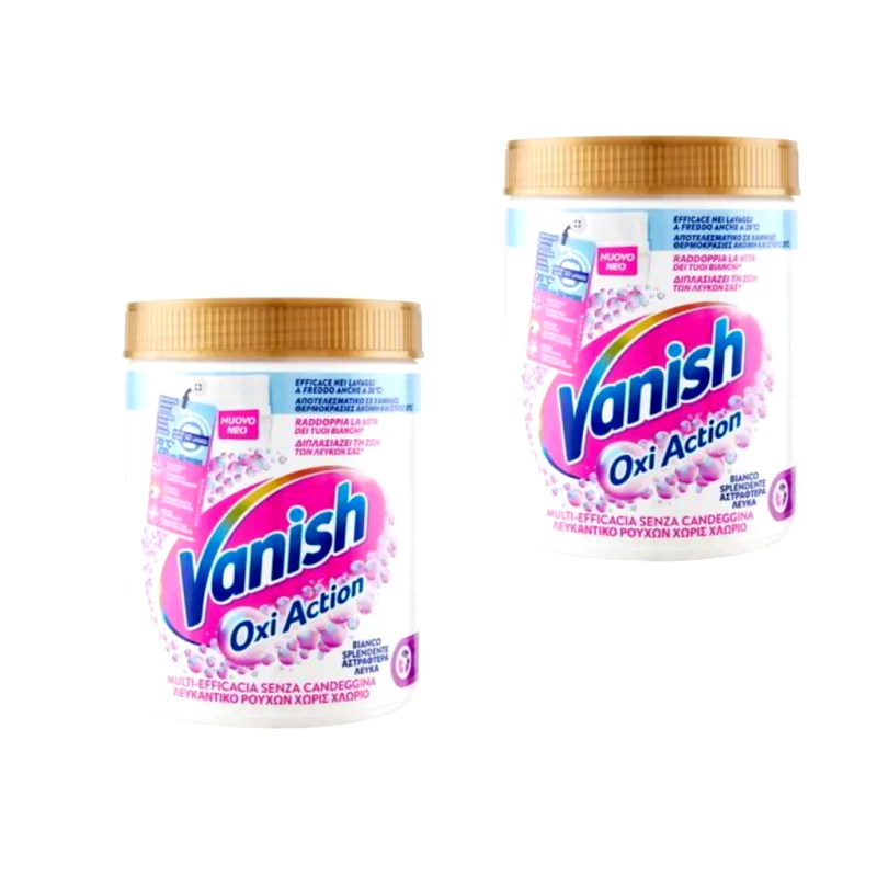 Vanish Vanish Καθαριστικό Λεκέδων White Σκόνη 2Kgr (2*1Kgr)