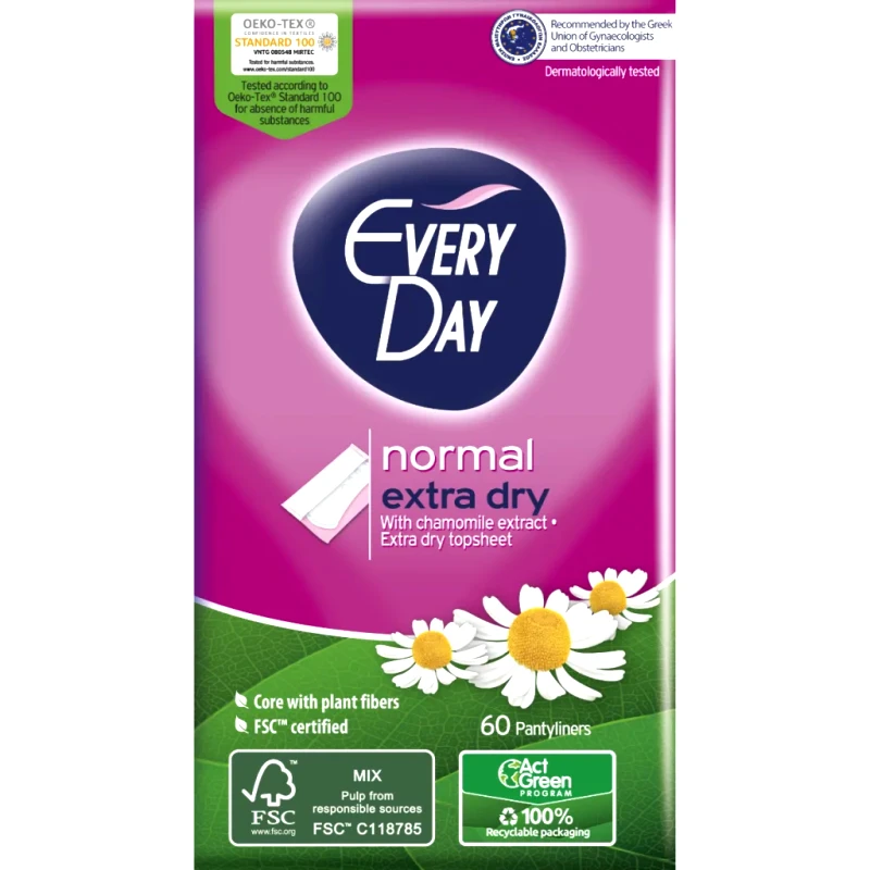 EveryDay Σερβιετάκια EveryDay Extra Dry Normal 60τεμ