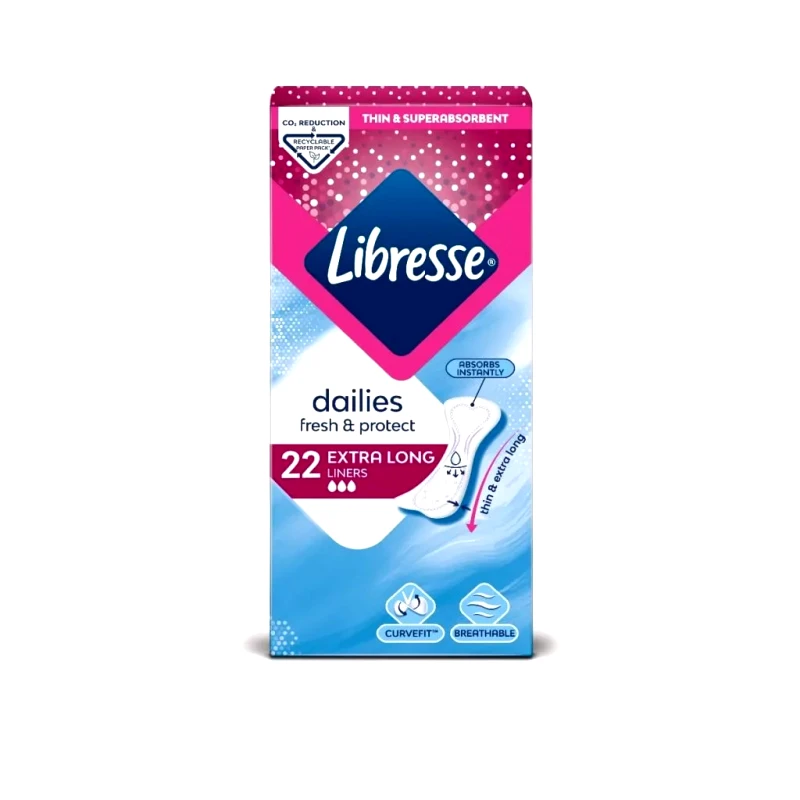 Libresse Libresse Σερβιετάκια Dailyfresh Extra Long 22τμχ