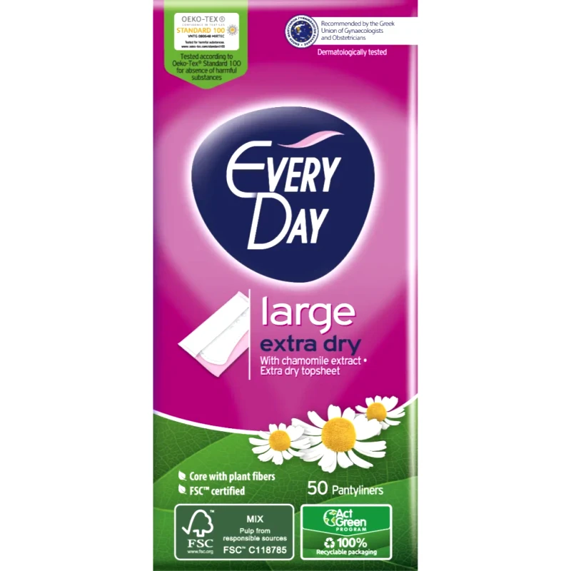 EveryDay Σερβιετάκια EveryDay Extra Dry Large 50τεμ