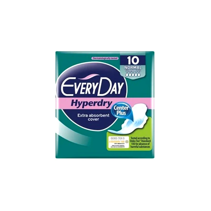 EveryDay Σερβιέτες EveryDay Hyperdry NORMAL Ultra Plus Center Plus 10τμχ