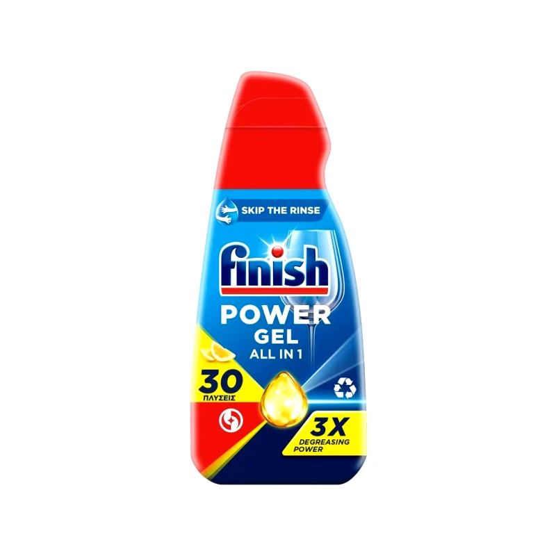Finish Finish Υγρό Πλυντηρίου Πιάτων Gel Lemon 600ml