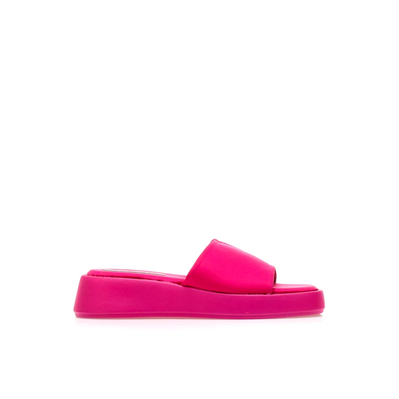 Tsoukalas Flatforms φούξια υφασμάτινα ΦΟΥΞΙΑ