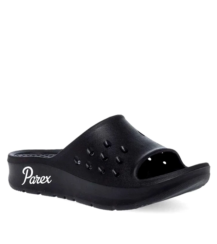 PAREX Parex Γυναικείες Παντόφλες Σαγιονάρες Φάσα 11829011.B Μαύρο