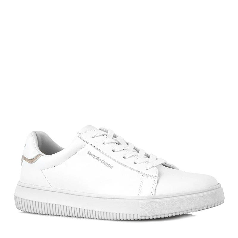 Renato Garini Renato Garini Ανδρικά παπούτσια Sneakers 700-015 Λευκό Πάγου Nubuck S570001529A1