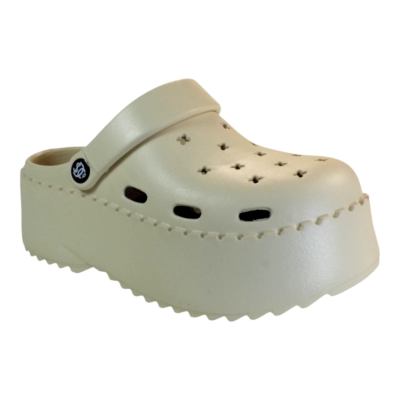 SUPERDRY SUPERDRY Γυναιεία Παπούτσια Παντόφλες Σαμπό Pura Moqs TXS2442 Μπέζ