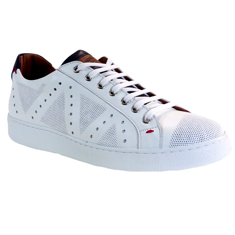 Robinson Robinson Ανδρικά Παπούτσια Sneakers 1576 Λευκό Δέρμα