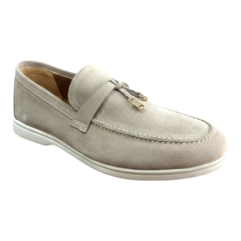 Commanchero Original Commanchero Γυναικεία Παπούτσια Μοκασίνια 51339-428 Μπέζ Δέρμα
