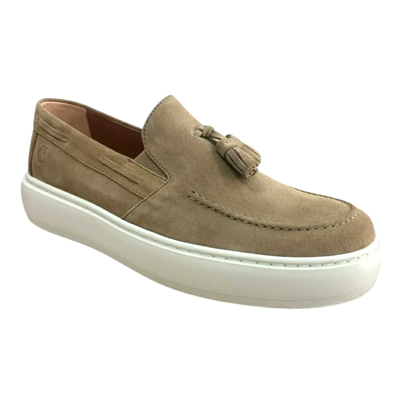Commanchero Original Commanchero Ανδρικά Παπούτσια Μοκασίνια 72396-428 Μπέζ Δέρμα