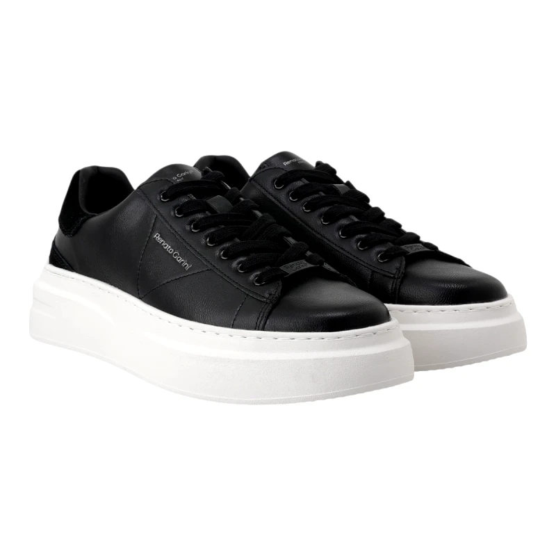 Renato Garini Renato Garini Ανδρικά παπούτσια Sneakers 700-110 Μαύρο Καστόρι W5700110373F