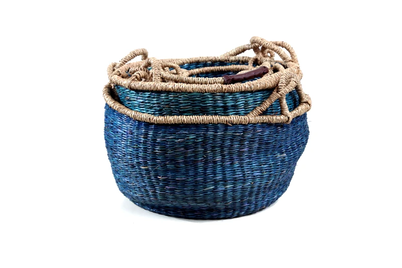 Soulworks Σετ 5 Καλάθια Blue (40x40x22)+(35x35x20)+(30x30x18)+(25x25x16)+(20x20x14) Soulworks 0680002