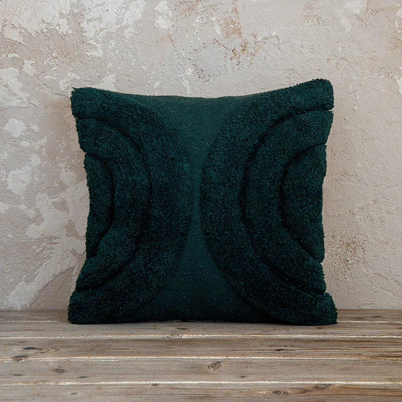 Nima Διακοσμητικό Μαξιλάρι 45X45 Nima Hanna Dark Green (45x45)