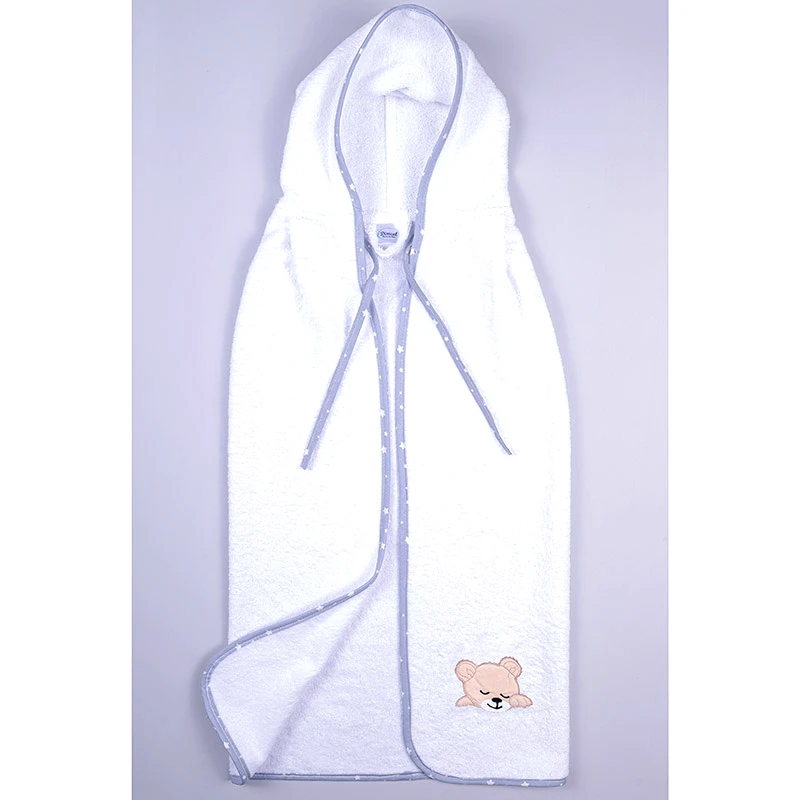Dimcol Κάπα 80X80 Dimcol Sleeping Bears Cub 10 Γκρι (80x80)