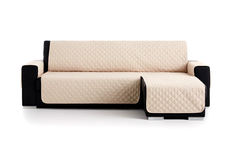 Αίθριο Σταθερά Καλύμματα Καναπέ Γωνία Universal Quilt - C/2 Μπεζ - Γωνία 240cm