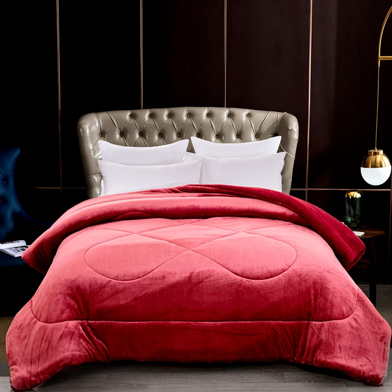 Sunshine Κουβερτοπάπλωμα 220x240 Υπέρδιπλο Coral Sunshine Flannel-Sherpa Rose (220x240)