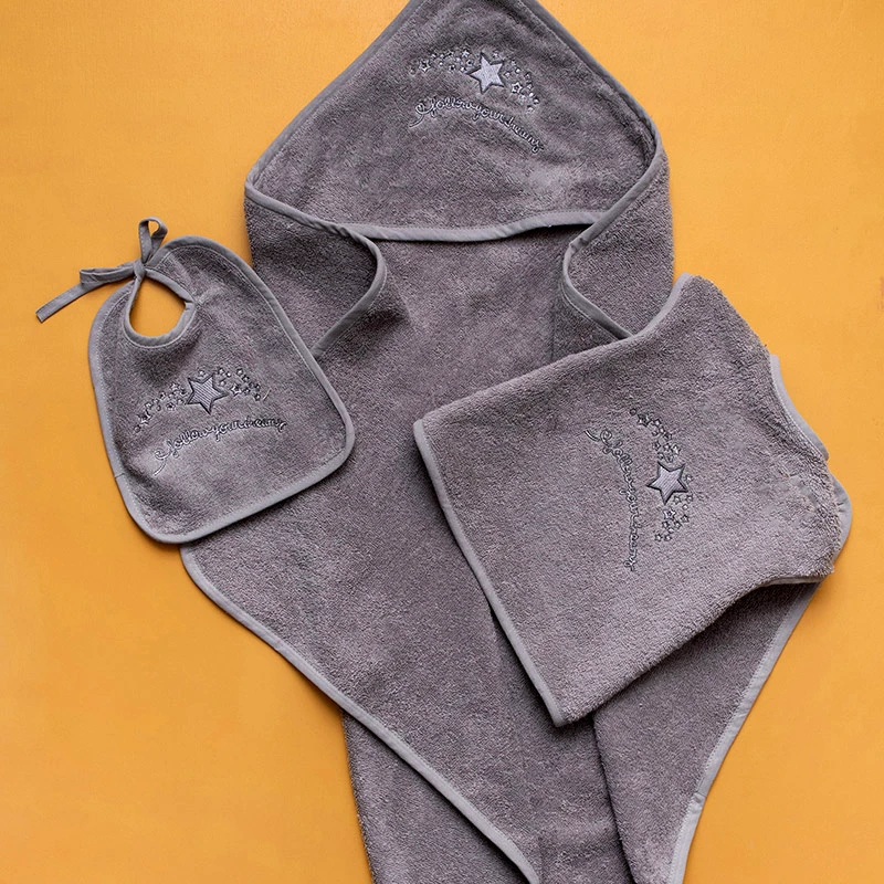 Palamaiki Βρεφικό Σετ Λουτρού (3 Τμχ) Palamaiki Baby Joia Bj524 Grey