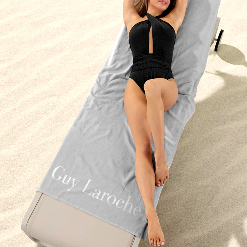 Guy Laroche Πετσέτα Θαλάσσης 80X170 Guy Laroche Oceano Silver (80x170)