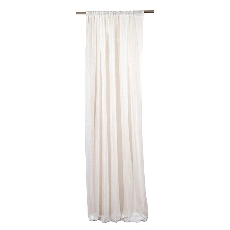 Viopros Κουρτίνα Με Τρέσα 140X270 Viopros Κονφετι Λευκό (140x270)