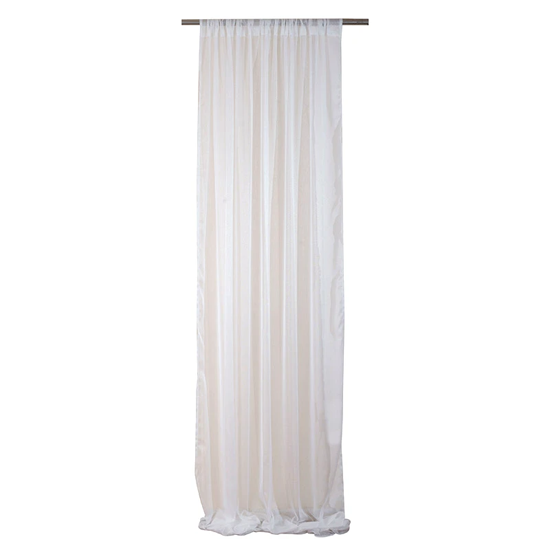Viopros Κουρτίνα Με Τρέσα 140X270 Viopros 1030 Λευκό (140x270)