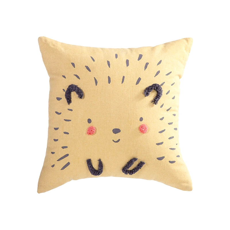 Nef Nef Διακοσμητικό Μαξιλάρι 35X35 Nef Nef Cute Hedgehog Yellow (35x35)