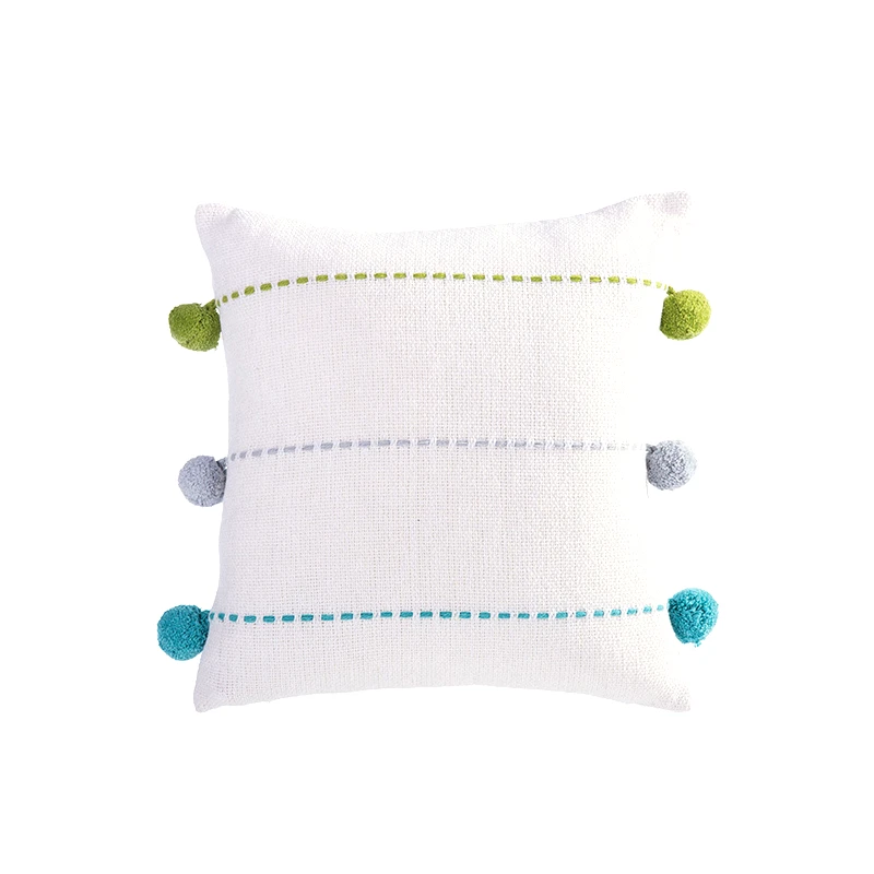 Nef Nef Διακοσμητικό Μαξιλάρι 35X35 Nef Nef Life Line Aqua/Lime (35x35)