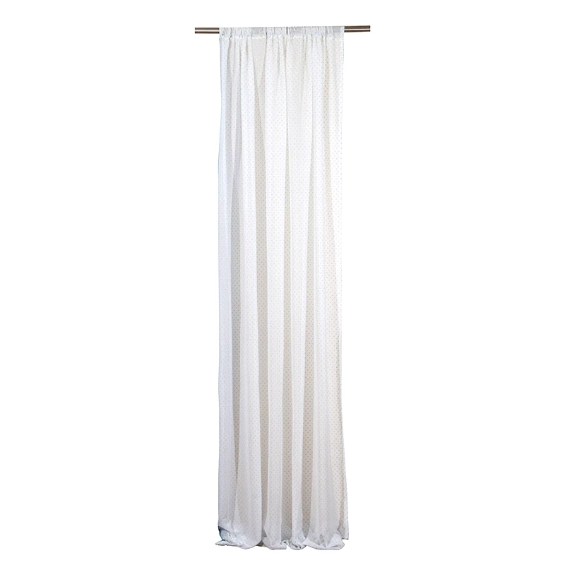 Viopros Κουρτίνα Με Τρέσα 140X270 Viopros Κονφετι Σιέλ (140x270)