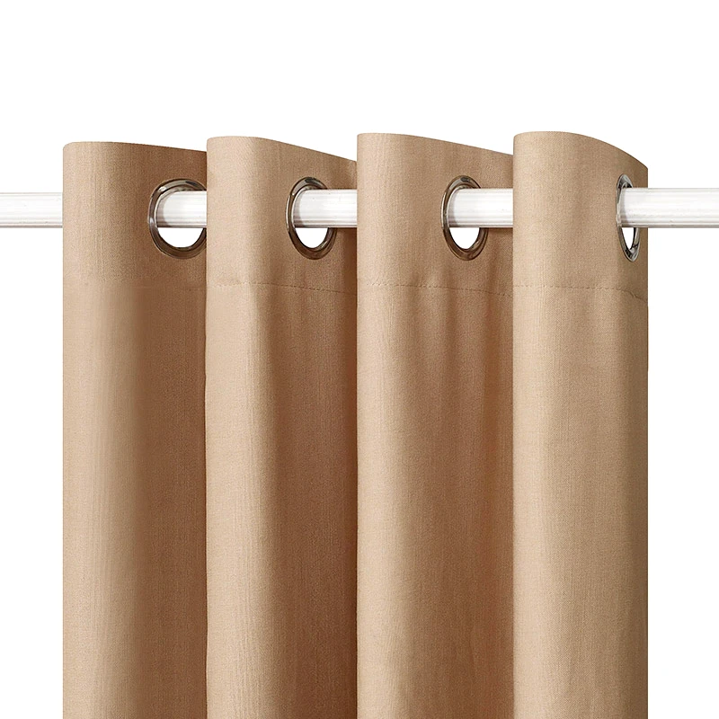 Viopros Κουρτίνα Με Τρουκς 140X260 Viopros 5812 Μπεζ (140x260)