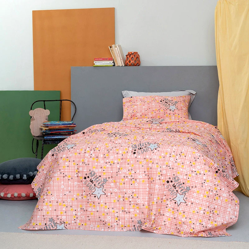 Palamaiki Φωσφορίζε Πάπλωμα Μονό 160X240 Palamaiki Cluster Pink (160x240)