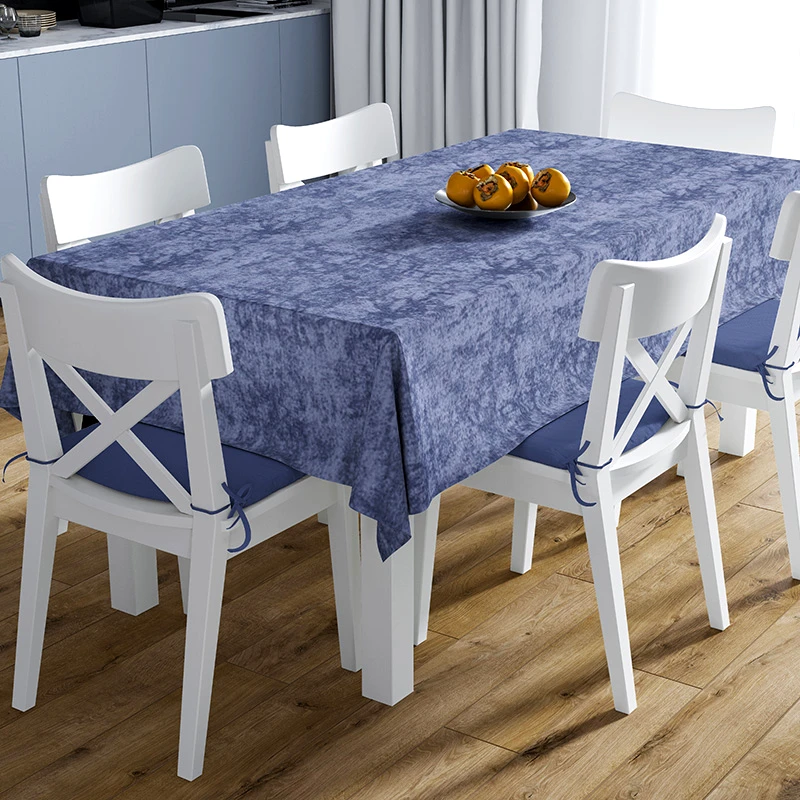 Dimcol Τραπεζομάντηλο + Τραβέρσα 140X220 Dimcol Panama Shadow Dark Blue (140x220)
