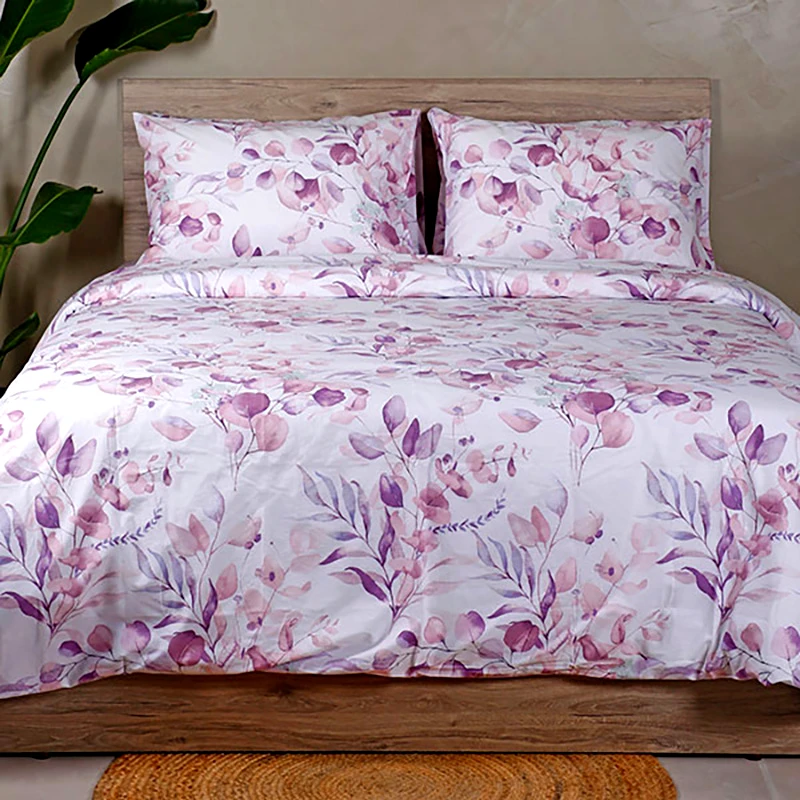 Sunshine Σεντόνια Μονά (Σετ) 165X270 Sunshine 932 Lila Χωρίς Λάστιχο (165x270)