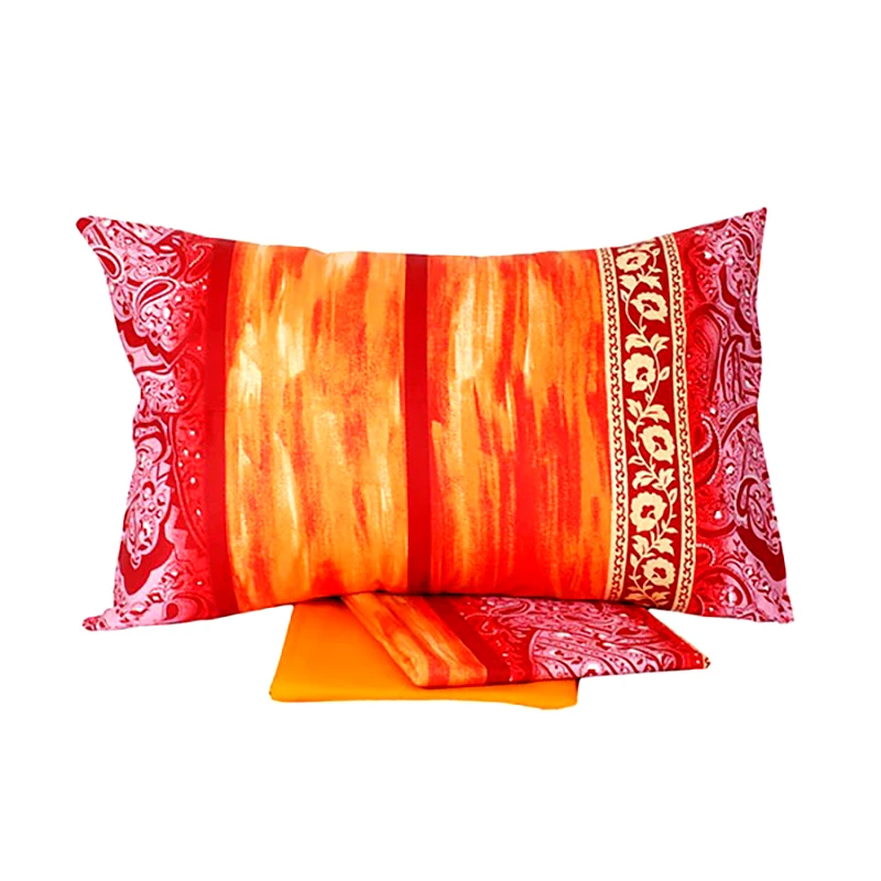 Sunshine Σεντόνια Μονά (Σετ) 160X260 Sunshine 4136 Orange Χωρίς Λάστιχο (160x260)