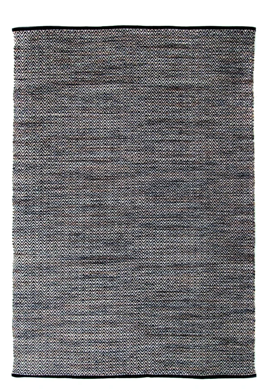Royal Carpet Χαλί Σαλονιού 130X190 Royal Carpet All Season Urban Cotton Kilim Venza Black (130x190)
