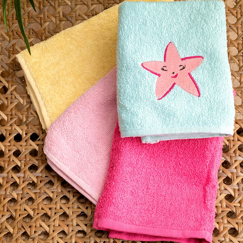 Palamaiki Παιδικές Πετσέτες 40X60 (Σετ 4 Τμχ) Palamaiki Kids Bath Starfish (40x60)