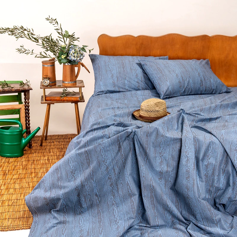 Melinen Σεντόνι Μεμονωμένο Μονό 170X270 Melinen Urban Mix Mouare Jean Χωρίς Λάστιχο (170x270)
