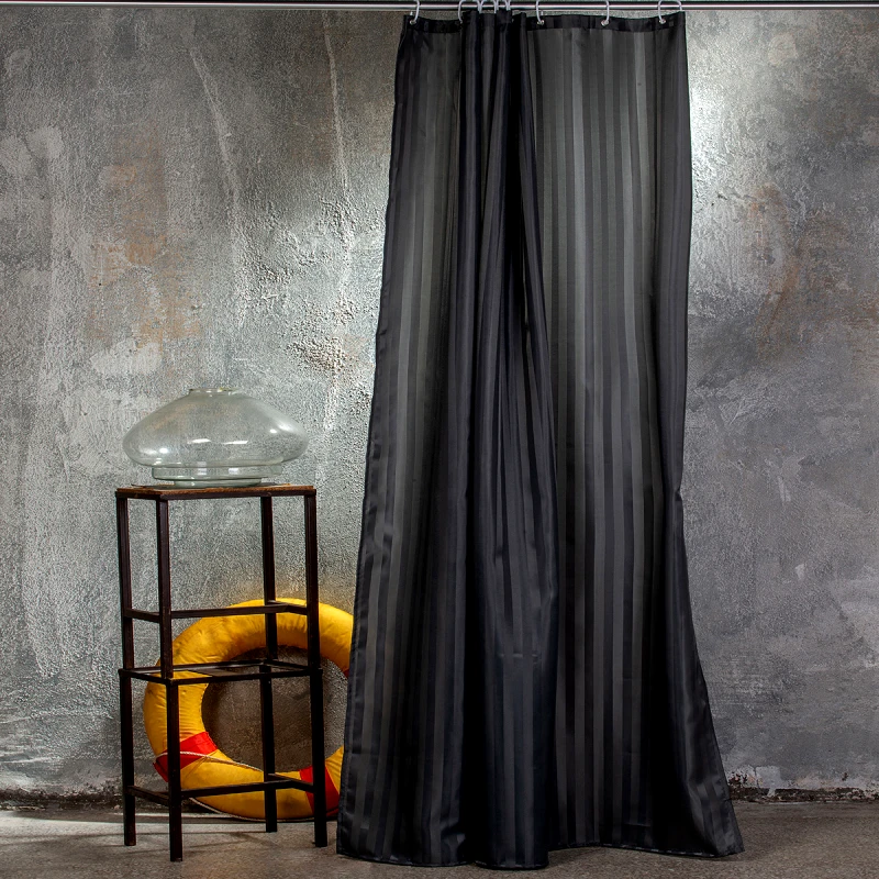 Melinen Κουρτίνα Μπάνιου 180X200 Melinen Jacquard Anthracite (180x200)