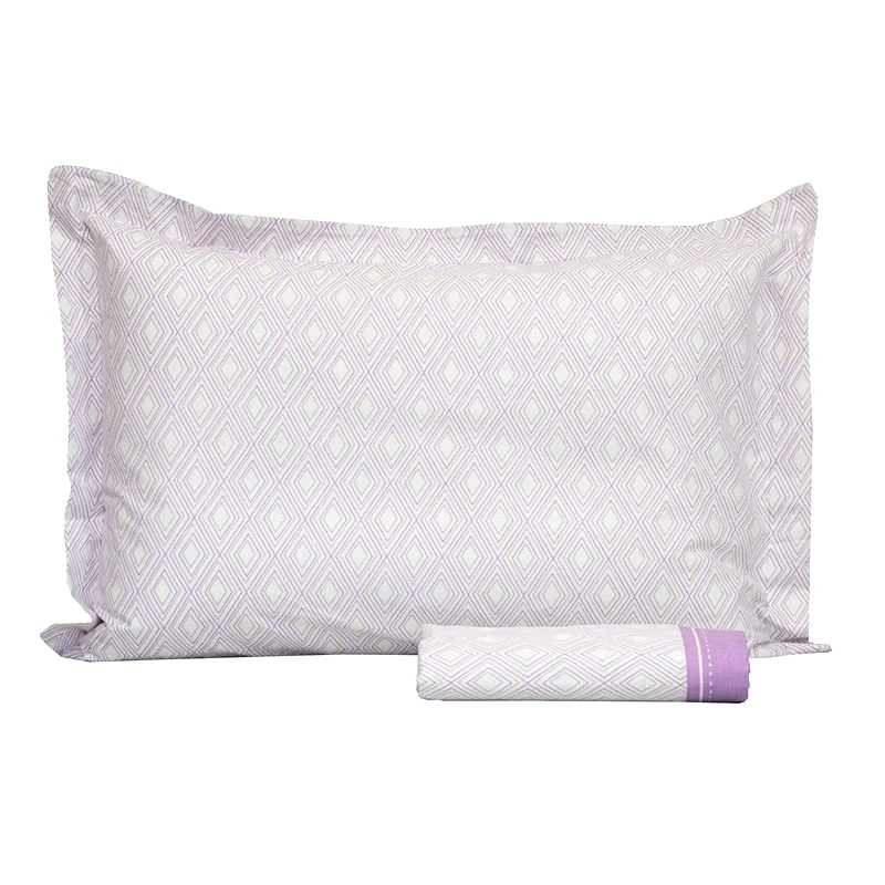 Anna Riska Παπλωματοθήκη Μεμονωμένη Κούνιας 120X165 Anna Riska Mix Match 45 Λιλά (120x165)