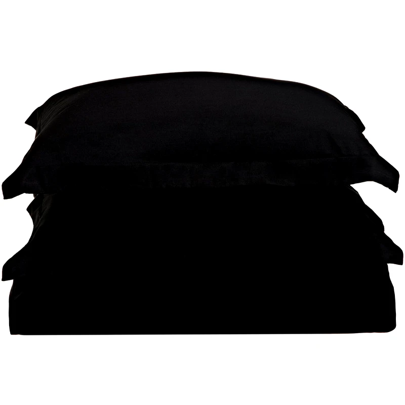 Anna Riska Μαξιλαροθήκες Oxford Ζεύγος 50X70+5 Anna Riska Luxury Μαύρο (50x70+5)