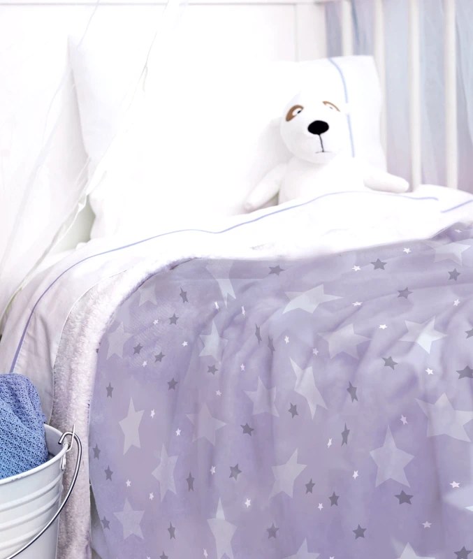 Palamaiki Κουβέρτα Fleece Αγκαλιάς 80X90 Palamaiki Bebe Blanket Sky Girl (80x90)