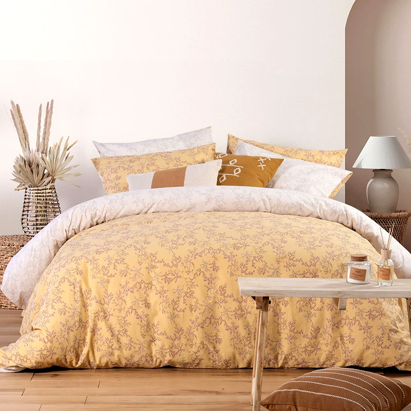 Nef Nef Παπλωματοθήκη Μονή (Σετ) 170X240 Nef Nef Smart Line Femme Yellow (170x240)