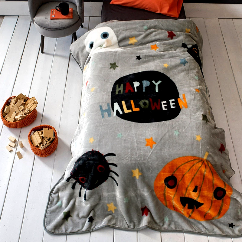 Nima Κουβέρτα Βελουτέ Μονή 160X220 Nima Happy Halloween (160x220)