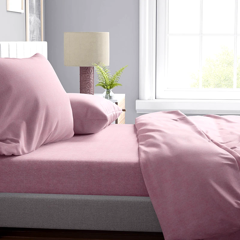 Dimcol Μαξιλαροθήκη Τεμάχιο 50X70 Dimcol Μελανζέ Pink 07 (50x70)