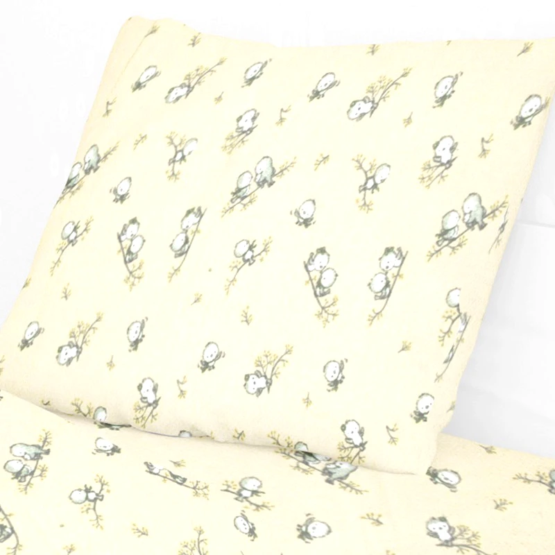 Dimcol Φανελένια Μαξιλαροθήκη 50X70 Dimcol Birds 16 (50x70)