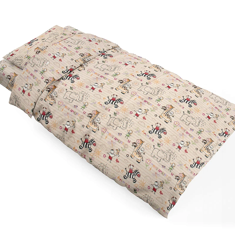 Dimcol Παπλωματοθήκη Φανελένια Μονή 160X240 Dimcol Africa 145 (160x240)