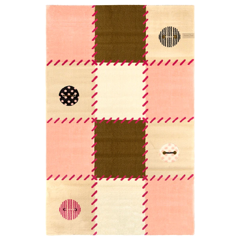 Saint Clair Παιδικό Χαλί 150X200 Saint Clair Patchwork Pink (150x200)