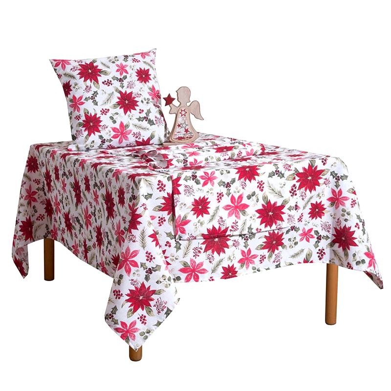 Viopros Τραπεζομάντηλο 140X140 Viopros 4448 Λευκό (140x140)