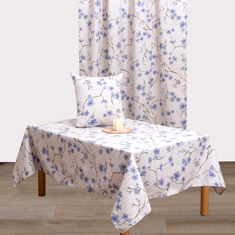 Viopros Τραπεζομάντηλο 140X140 Viopros Ρουμπι Μπλε (140x140)