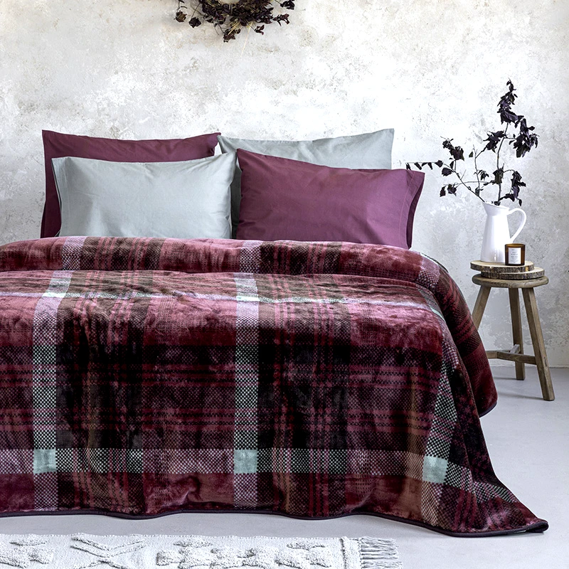 Nima Κουβέρτα Βελουτέ Υπέρδιπλη 220X240 Nima Cozy (220x240)
