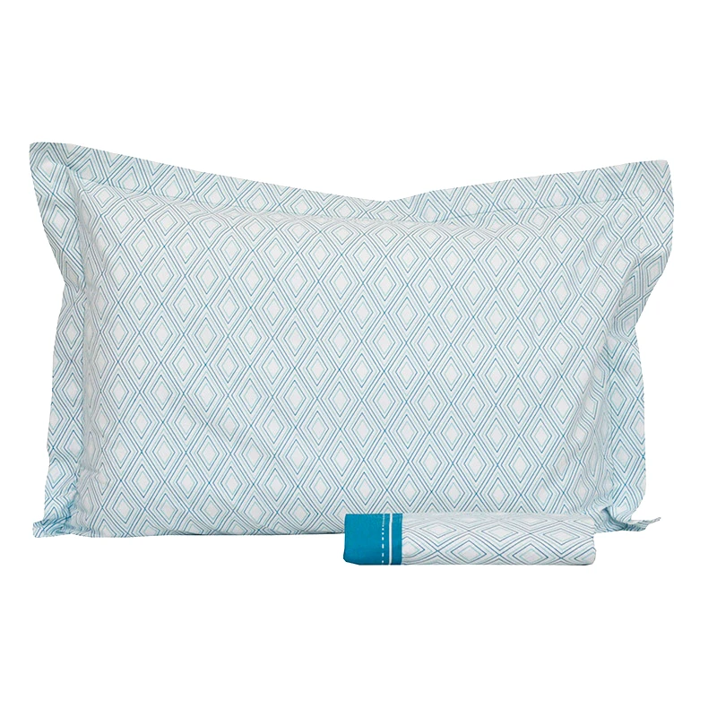 Anna Riska Μαξιλαροθήκη Τεμάχιο 35X40+4 Anna Riska Mix Match 35 Πετρόλ
