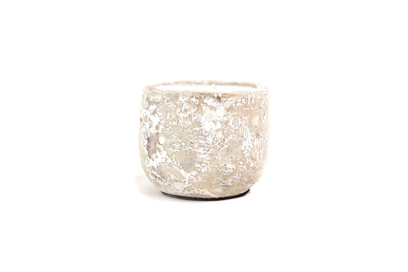 Soulworks Κεραμικό Κηροπήγιο Mingi White Classic Large (15x15x14) Soulworks 0630063