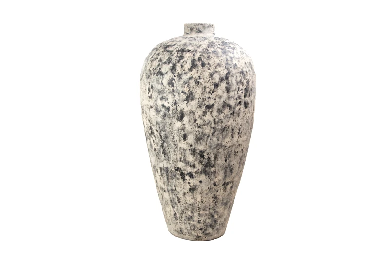 Soulworks Διακοσμητικό Βάζο Zam Pit Cream (70x70x130) GRC Soulworks 0630008